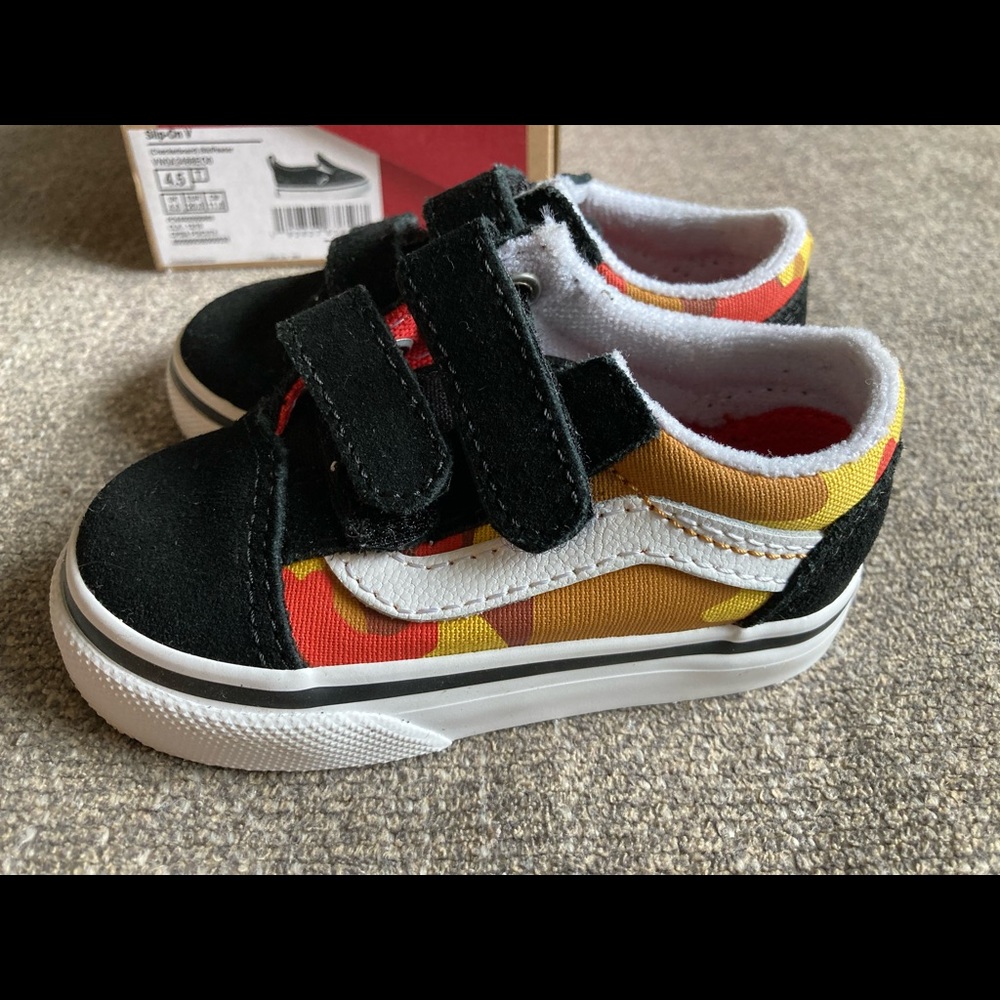 Vans Old V Skool Desert Camo 4.5T toddler sneakers